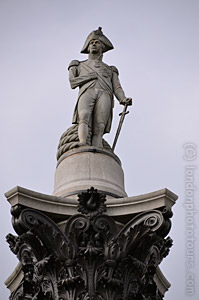 admiral lord nelson statue trafalgar square London England